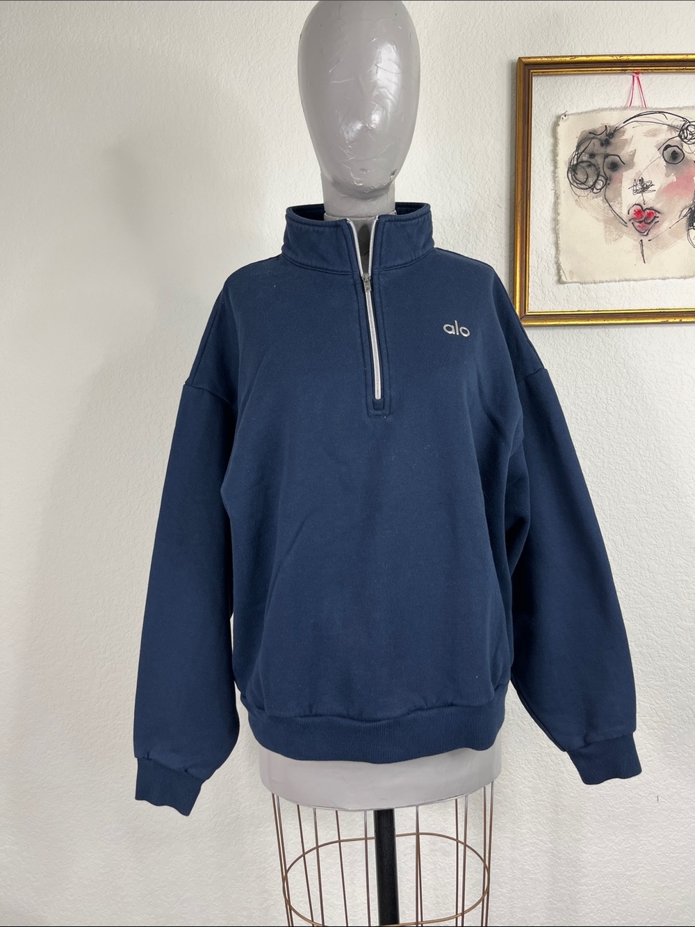 alo yoga Accolade 1/4 Zip Pullover - Picture 2 of 7